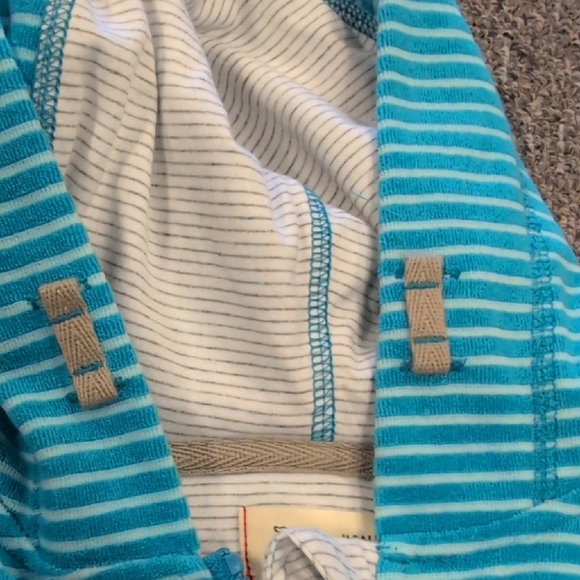 Zara Kids Blue Striped Hoodie - Picture 9 of 11